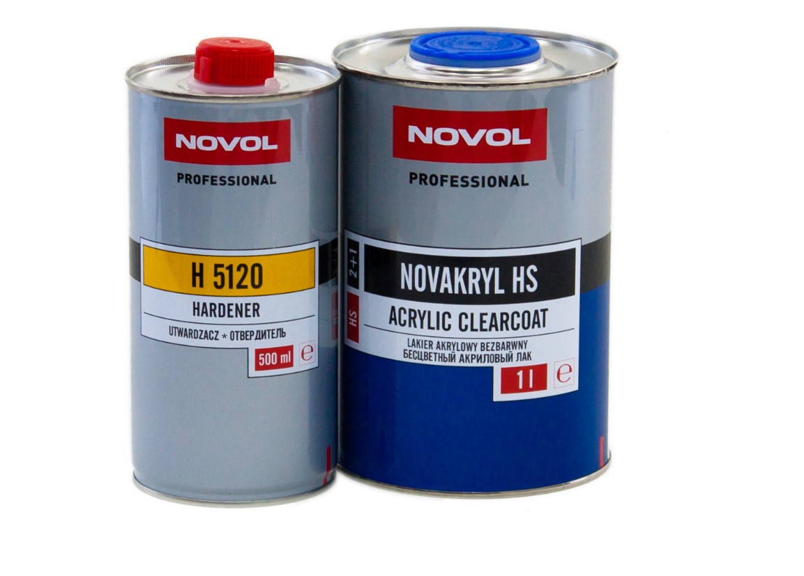 38011 Лак Новоакрил HS 2+1 Новол 1л+ отверд.Н5120 0.5л