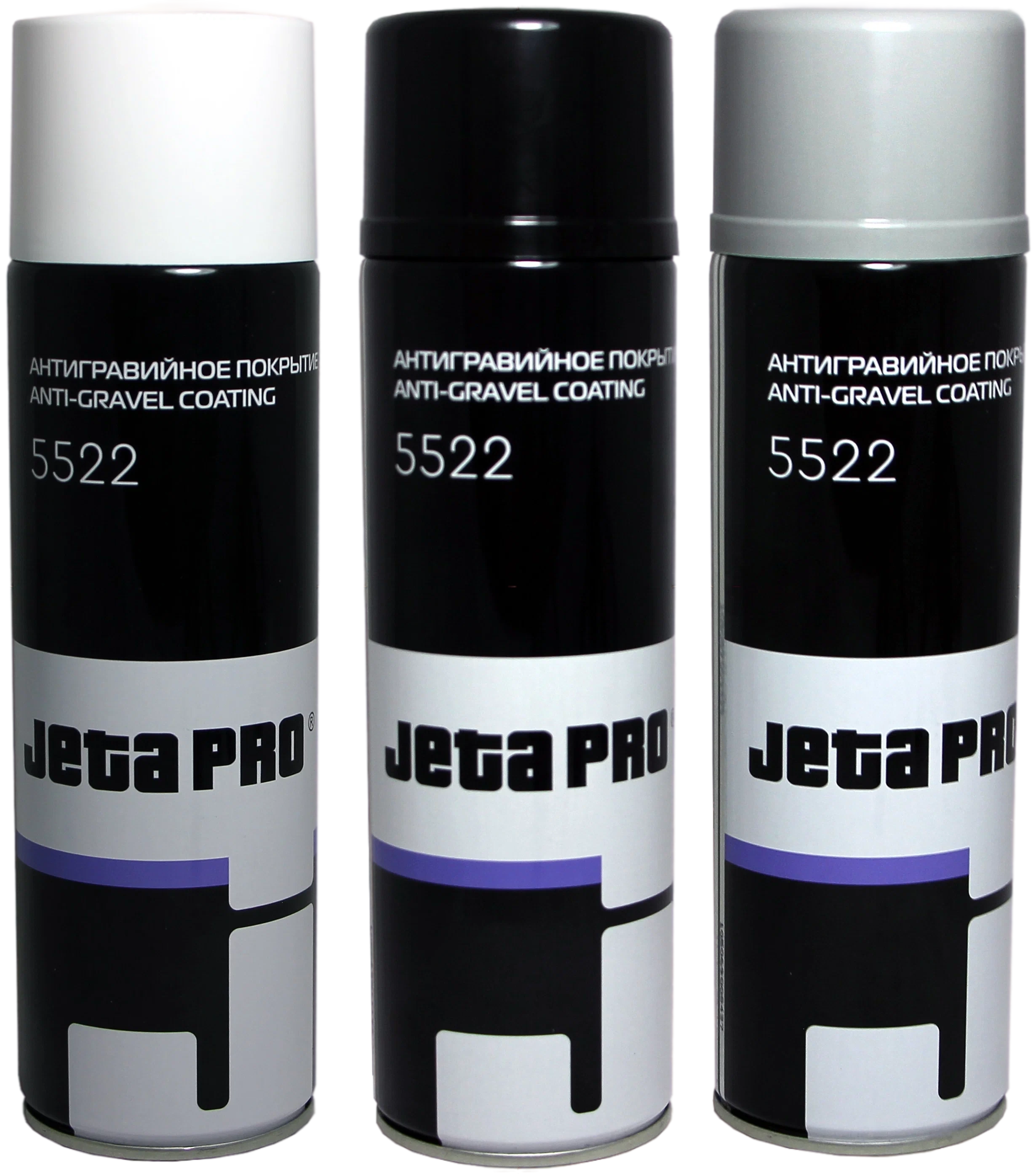 5522 grey Антигравий JETAPRO аэр серый 500мл