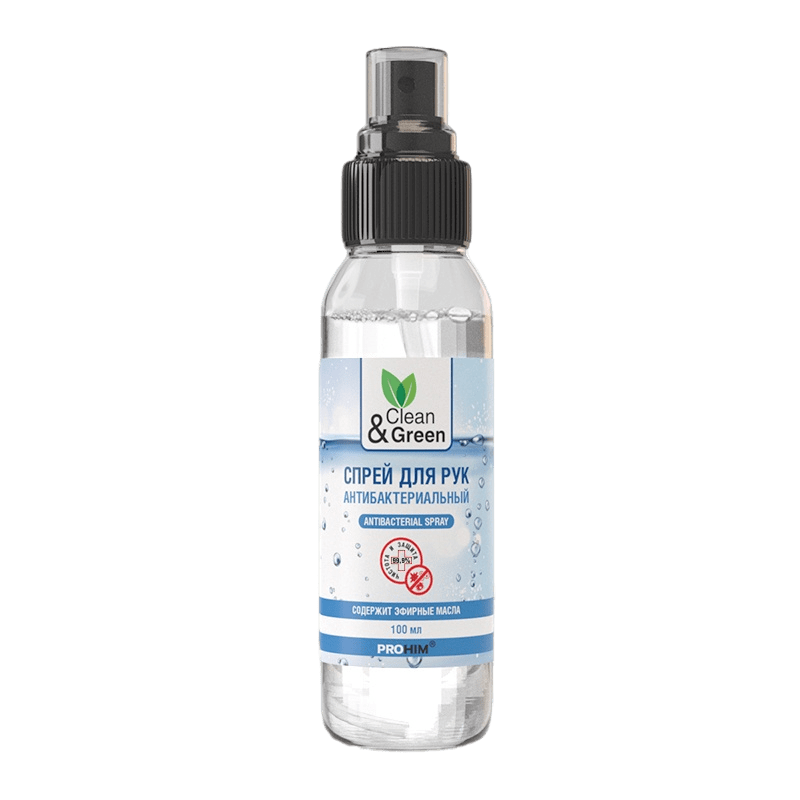 CG8001 Спрей для рук Clean&Green 100мл